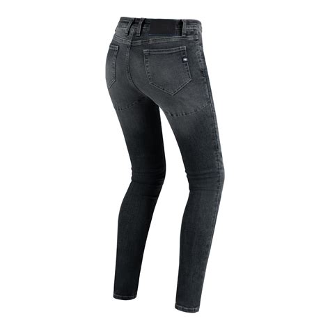 Jeans moto femme PMJ Skinny noir Équipement route sur La Bécanerie