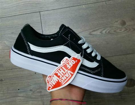 Venta Zapatillas Mujer Vans Old Skool Negras Plataforma En Stock