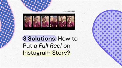 3 Solutions How To Put A Full Reel On Instagram Story Iqhashtags Instagram Hashtag Search Tool