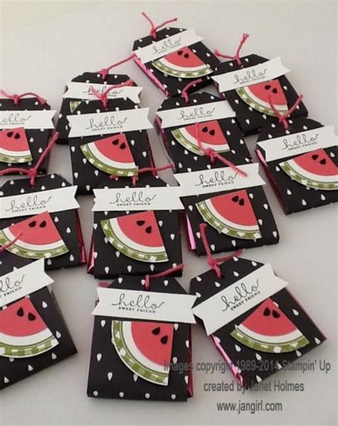 Watermelon Ghirardelli Treat By Holmesj Cards And Paper Crafts At