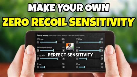 How To Make Your Own Sensitivity Best Zero Recoil Sensitivity For