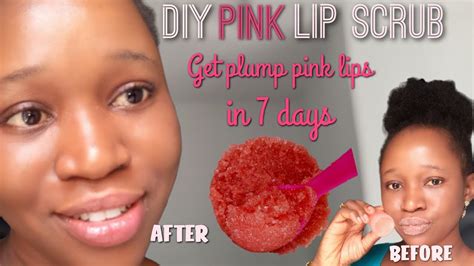 Diy Pink Lip Scrub How To Get Pink Lips In Days Pinklips Skincare