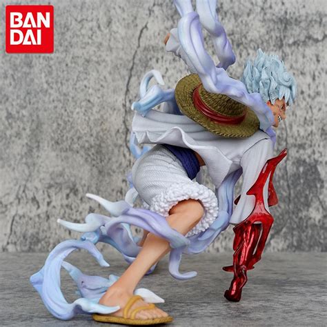 Luffy Gear 5 Nika Estátua do Deus Sol Boneco Modelo Coleção de 18cm