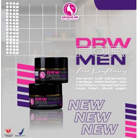 Jual Drw Skincare Produk Original Bpom Cream Malam Acne For Men