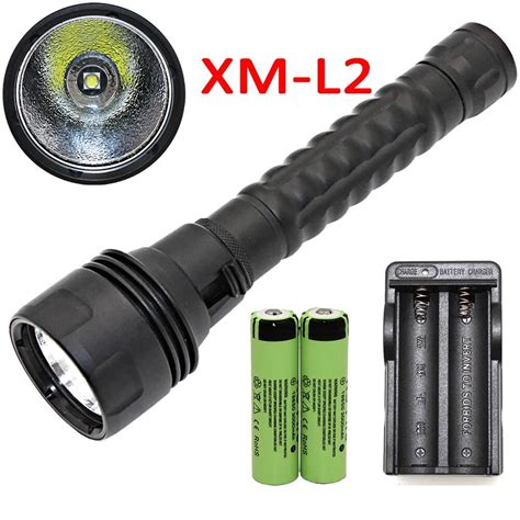 Lm Xm L Led Diving Flashlight Dive Waterproof Torch Light