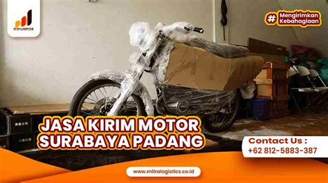 Jasa Kirim Motor Surabaya Padang Sumbar Murah