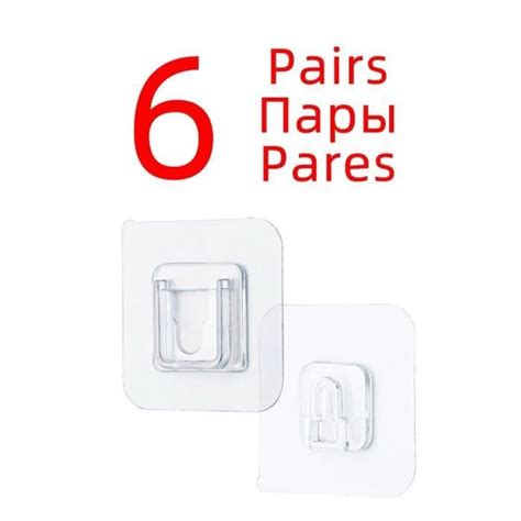 Patere Pairs Cmx Cm Crochets Muraux Adh Sifs Double Face Cintre