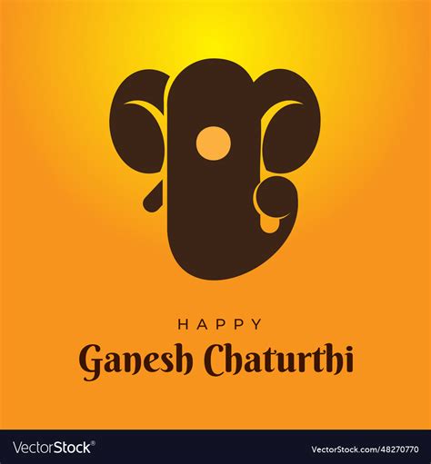 Free flat ganesh chaturthi concept Royalty Free Vector Image