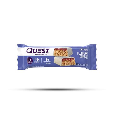 Nutrition Depot Quest Nutrition Hero Protein Bar Blueberry Cobbler