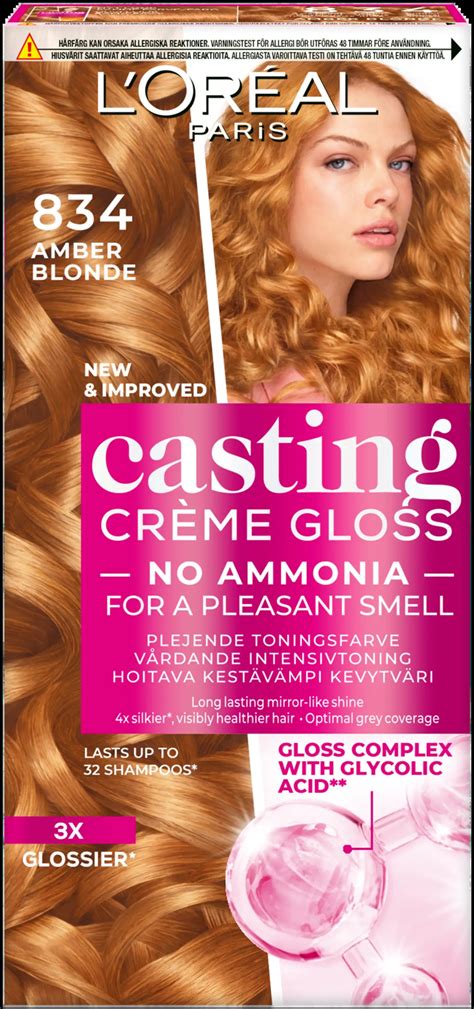 L Or Al Paris Casting Cr Me Gloss Amber Blonde Luonnonvaalea Kuparikulta Kevytv Ri Kpl