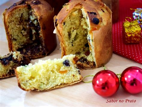 Receita De Panetone E Chocotone F Cil Sabor No Prato