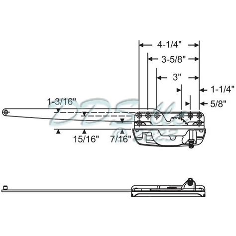 Truth Sill Mounted Casement Operator En Window And Door Parts