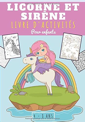 Buy Licorne Et Sir Ne Livre D Activit S Pour Enfants Ans Filles