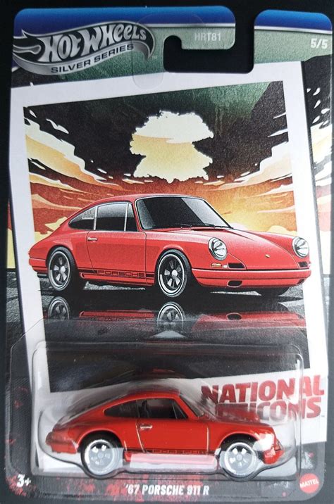 Hot Wheels Silver Series National Icons Porsche 911 R Neu Und