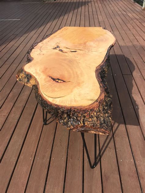 Mango Wood Live Edge Coffee Table Twin Peaks Hobby Farm