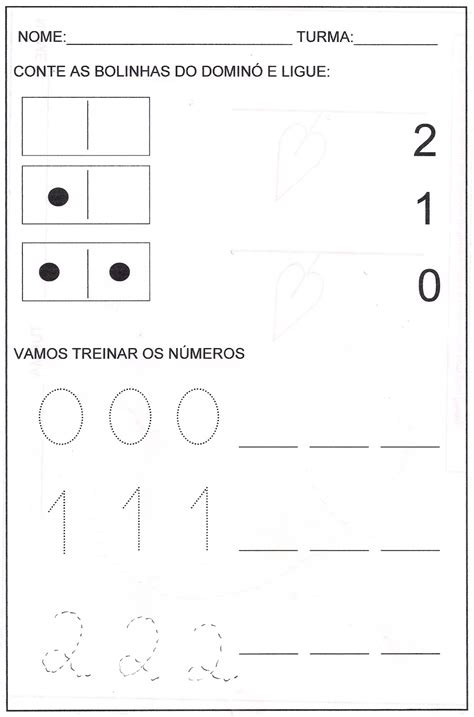 ALFABETIZAÇÃO CRIATIVA: ATIVIDADES COM NÚMEROS DE 0 a 10