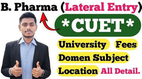 B Pharma Lateral Entry Colleges B Pharma Lateral Entry University