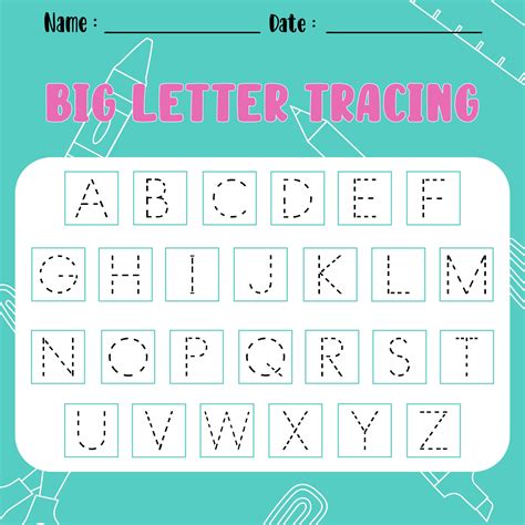 Free Printable Large Tracing Letters - Infoupdate.org