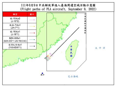 國防部：共軍bzk 005偵察型無人機 擾台西南adiz 政治 中央社 Cna