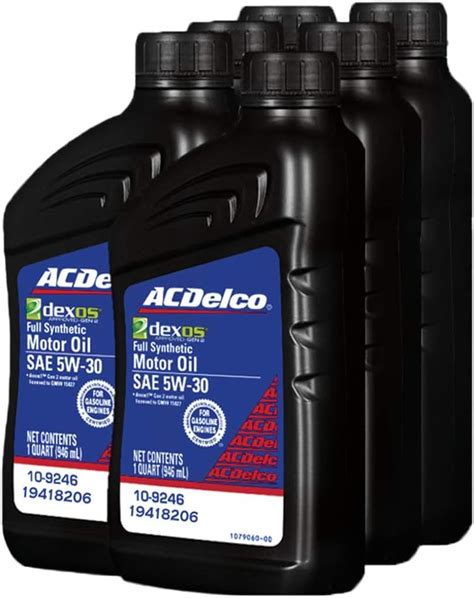 Ac Delco Dexosd 0w 20 Engine Oil And Oil Filter Change Kit