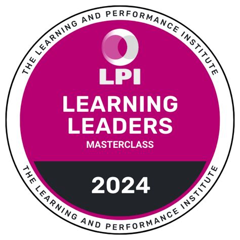 Learning Leader Programme 2024 Credly