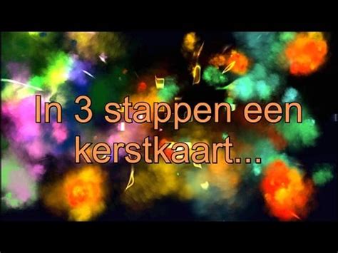 In Stappen Een Aquarel Kerstkaart Youtube