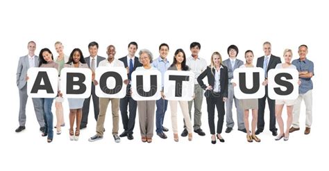 Group Of Multi Ethnic Group Of Business People Holding Placards Stock