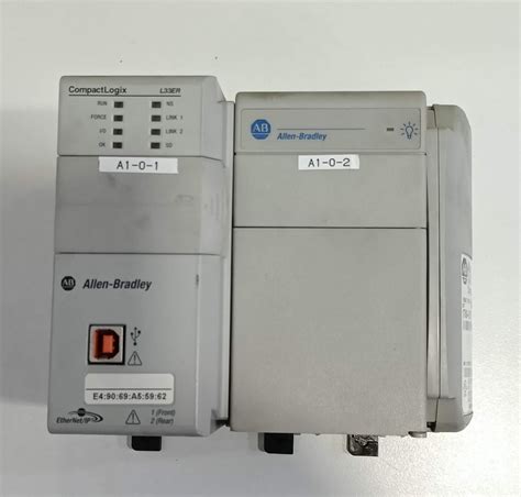 1769 L33ER Compactlogix Enet Controller Allen Bradley PLC 1769 PB4 1769