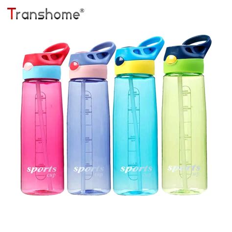 Aliexpress.com : Buy Transhome Portable Straw Water Bottle Drinking ...