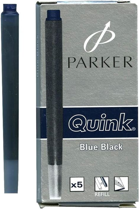 Amazon Parker【パーカー】 万年筆用 クインク・カートリッジインク（5本入り） ブルーブラック （s1162220