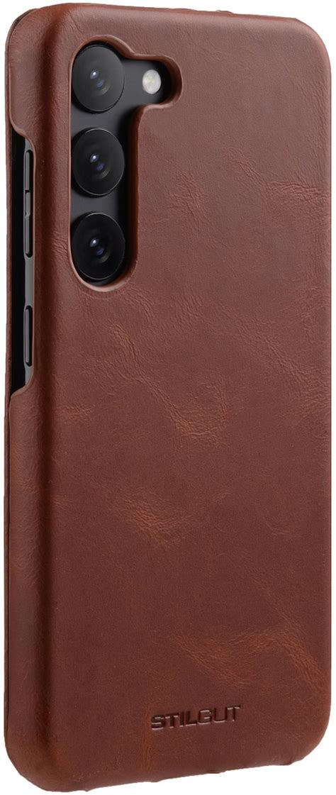 Samsung Galaxy S23 Vertical Flip Case Made Of Leather Stilgut