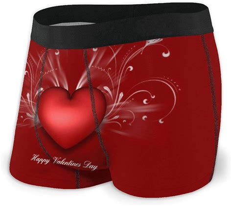 Happy Valentines Day My Love Mens No Ride Up Boxer Briefs Comfortable