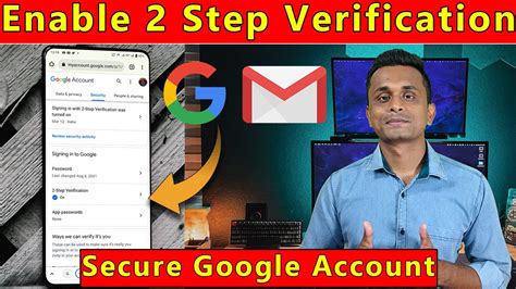 How To Enable Step Verification In Google Account Activate Step