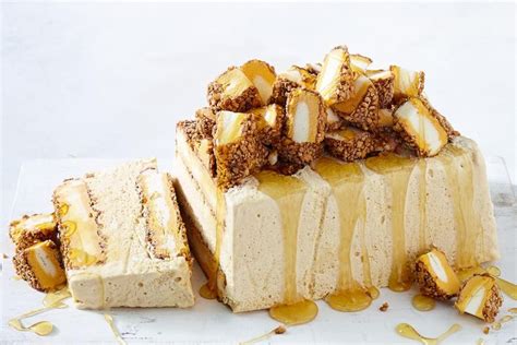 Golden Gaytime semifreddo ice-cream cake