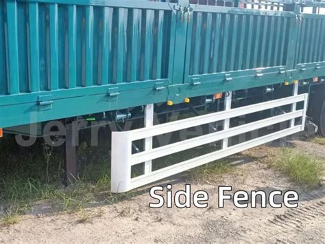 Vehicle Ton Drop Side Wall Fence Semi Trailer Sidewall Dropside