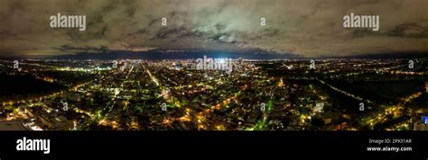 Adelaide skyline at night in Australia Stock Photo - Alamy