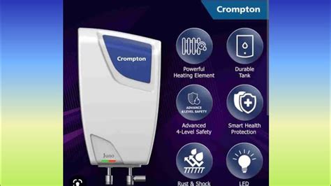 Crompton 5 Lt Instant Water Geyser YouTube