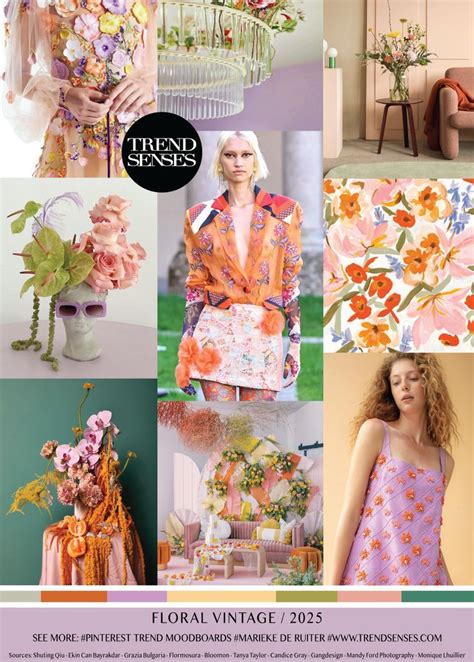 FLORAL VINTAGE 2025 Trendsenses Mariekederuiter Mood Trend