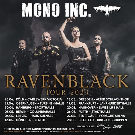 MONO INC Ravenblack Tour 05 05 2023 Berlin Columbiahalle MONO INC