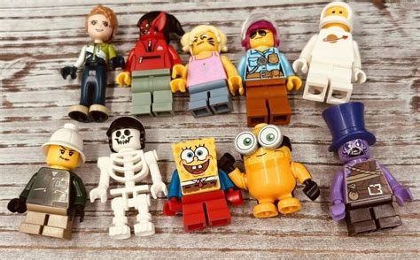 Lego Lot Minifigures Disney Starwars Minions Minecraft Chima Dc