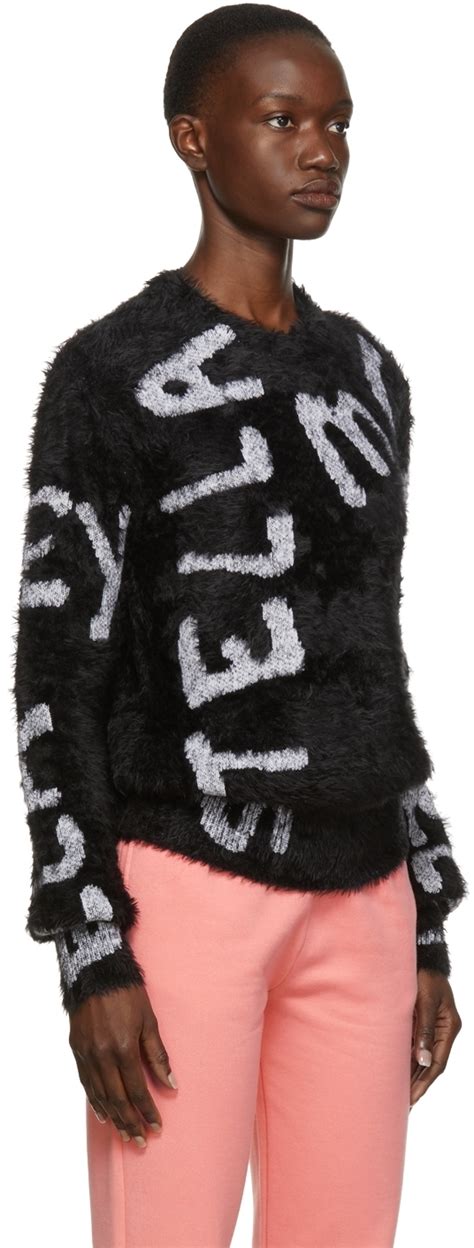 Stella Mccartney Black Ed Curtis Edition Jacquard Knit Sweater Stella