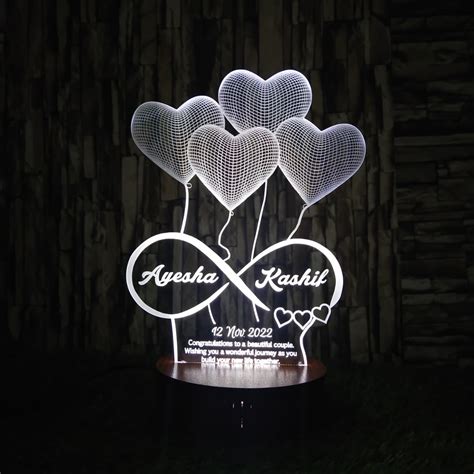 Customize 3d Illusion Lamp 3d Light Lamp Night Lamp Decoration Piece