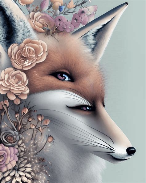 Overwhelmingly Whimsical Fox Creative Fabrica