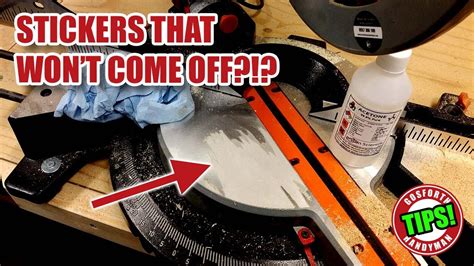 How To Remove Really Stubborn Sticker Residue Diy Tips Youtube