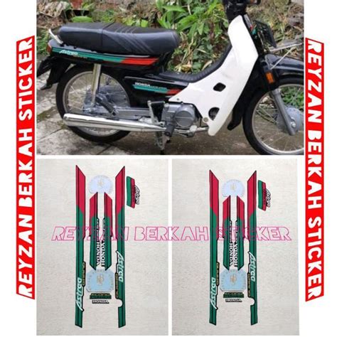 STIKER STICKER STRIPING LIS BODY ASTREA GRAND BULUS TAHUN 1990 1991