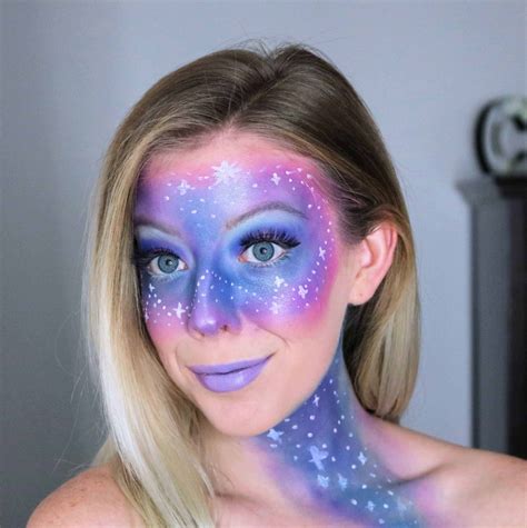 Easy Galaxy Makeup Tutorial For Halloween Kindly Unspoken