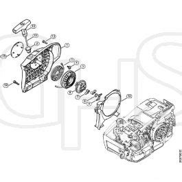 Genuine Stihl Ms C Em G Rewind Starter Ergostart Easy Start Ghs