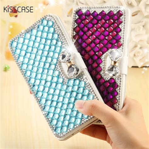 KISSCASE Bling Crystal Diamond Case Glitter Rhinestone Card Slot