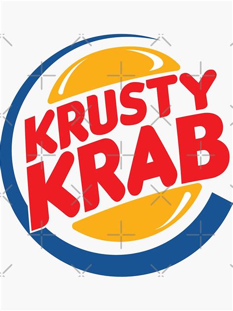 Krusty Krab Sticker For Sale By Ltstnsmerch Redbubble