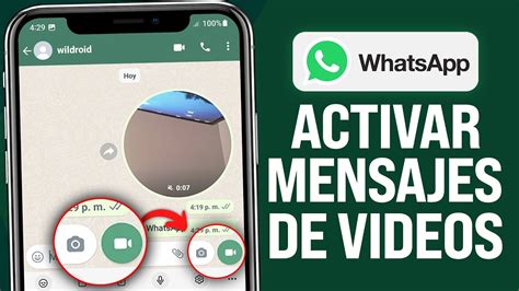 C Mo Activar Los Mensajes Con Videos En Whatsapp Youtube